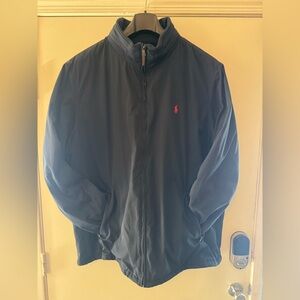 Polo by Ralph Lauren Men's Navy Coat with Red Pony Logo 4XLT